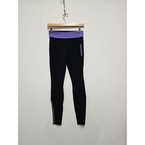 Lululemon Athletic Leggings Size 6 Purple Waist